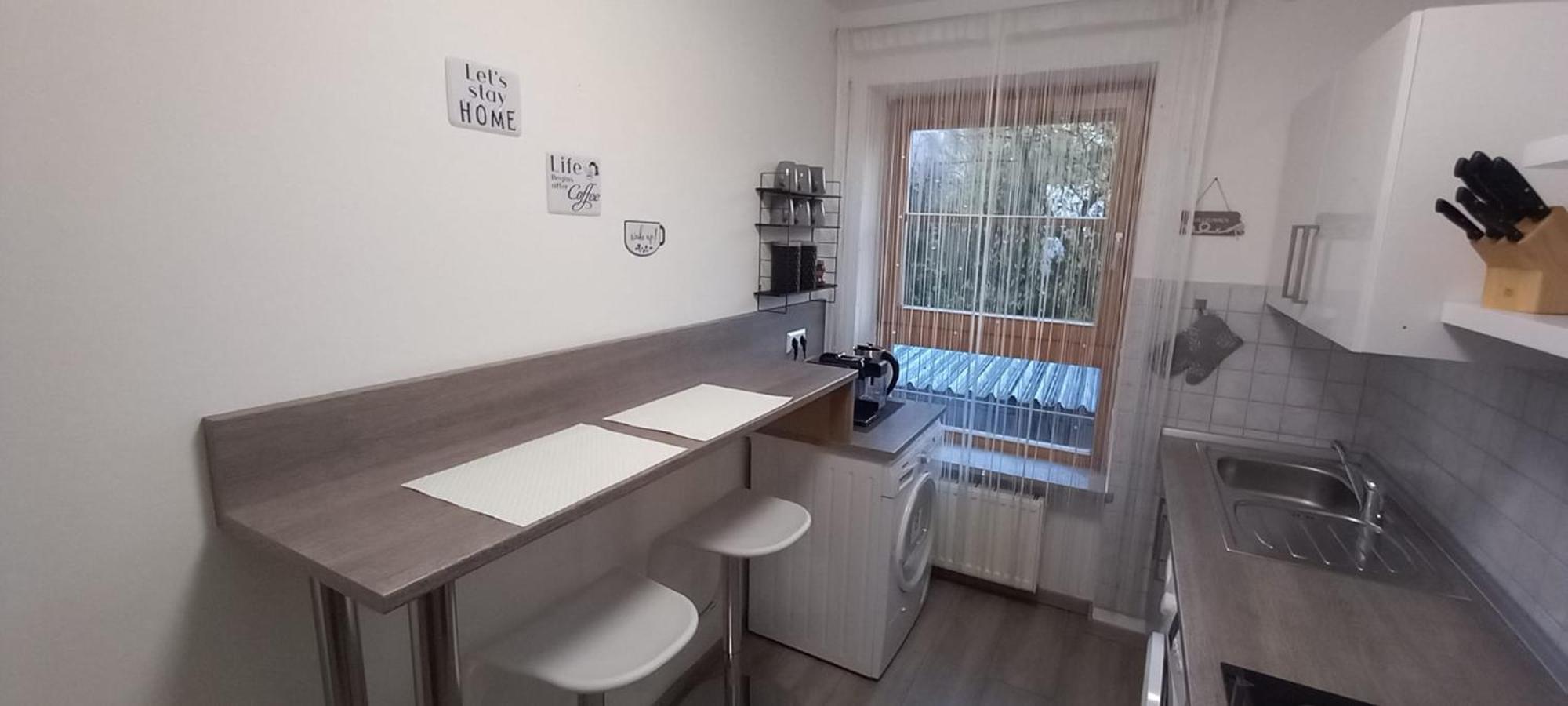 Ferienwohnung Mit Balkon 施万多夫 外观 照片